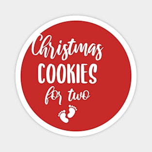 christmas pregnancy announcement Magnet